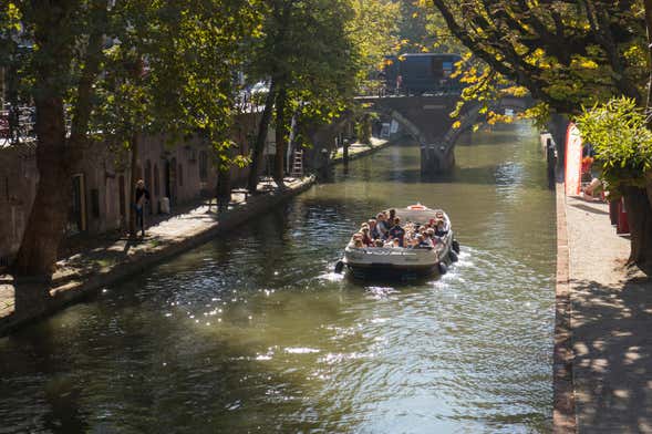 Giro in barca fra i canali di Utrecht