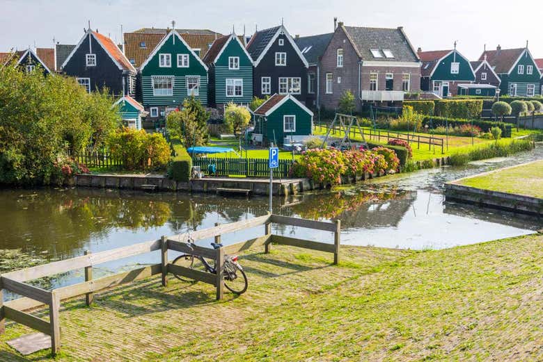Casas típicas holandesas en Marken