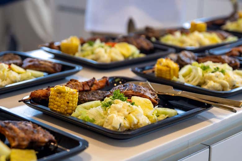 Enjoy a delicious grilled lunch