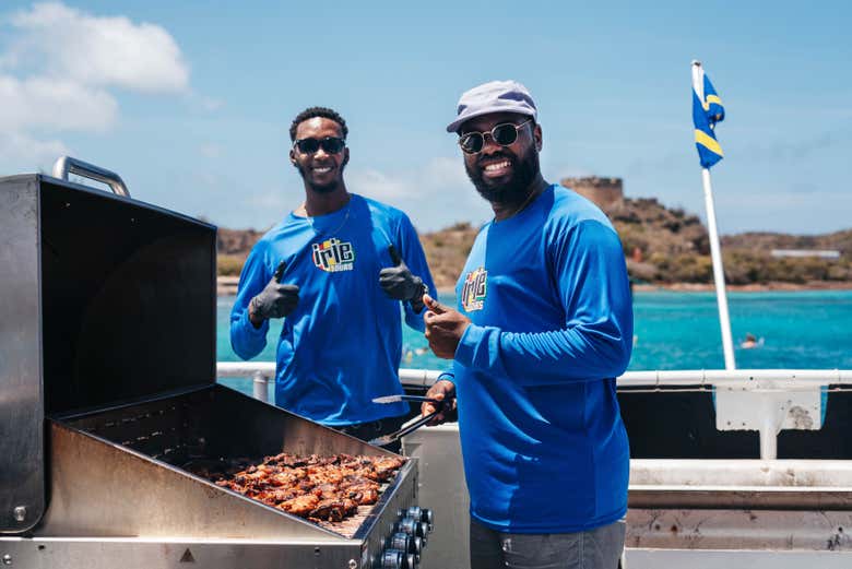 Un barbecue a bordo