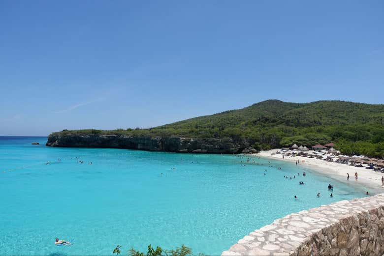 Vue sur la plage Grote Knip