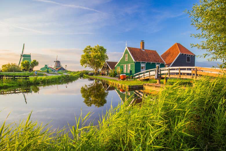 Paysages du village de Zaanse Schans