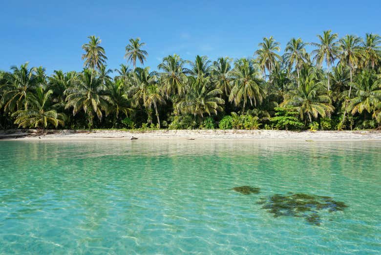 La plage de Cayo Zapatilla