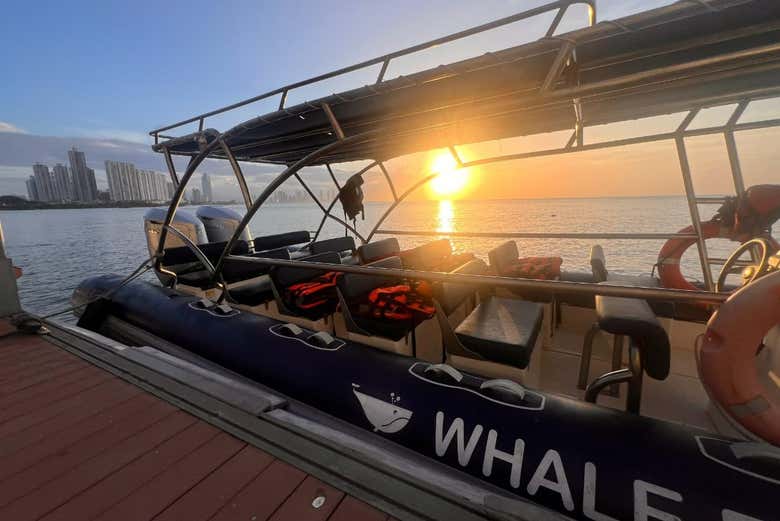 Bateau sur lequel vous voyagerez jusqu'à l'île
