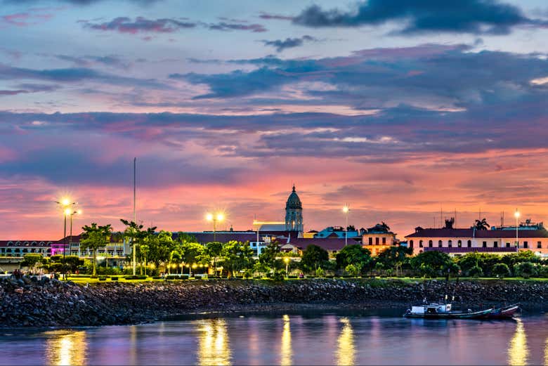 Atardecer en Ciudad de Panamá