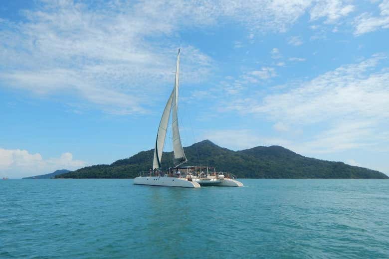 Sailing the Pacific Ocean