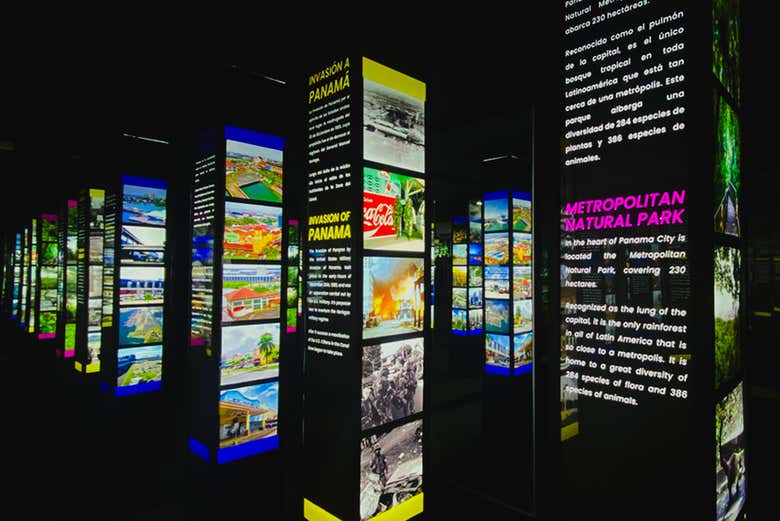 Interior del Museo de luces