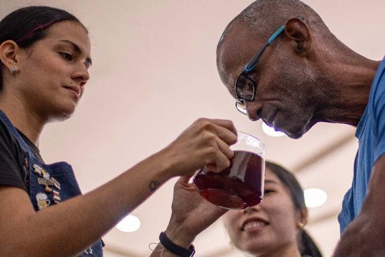 Experiencia sensorial de la bebida