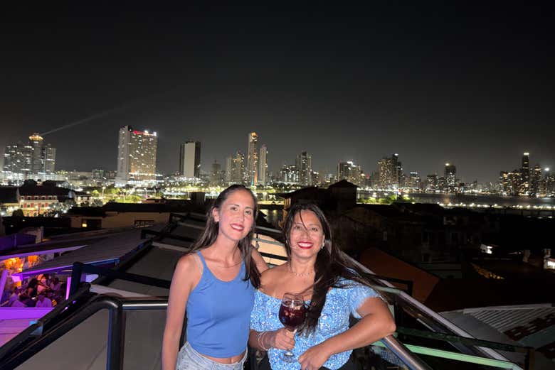 Climb up to the rooftop