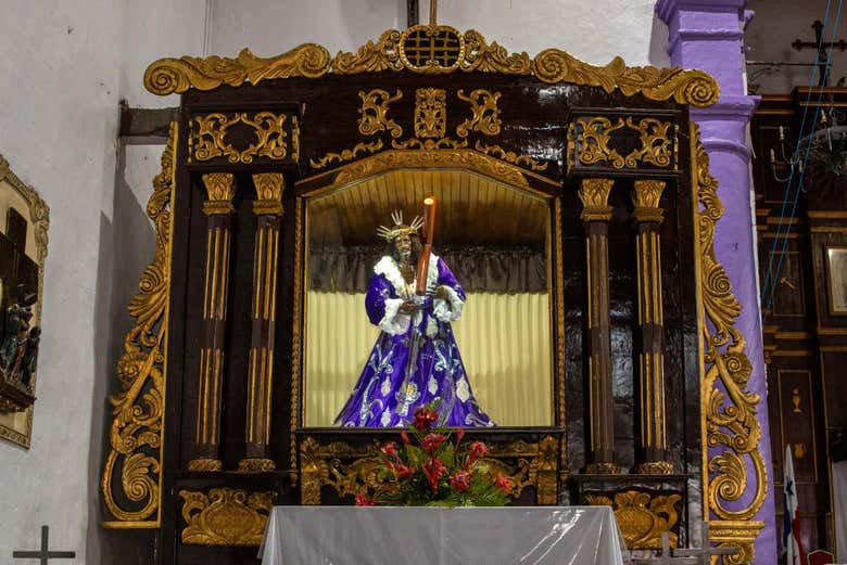El Cristo Negro es una imagen de gran devoción popular