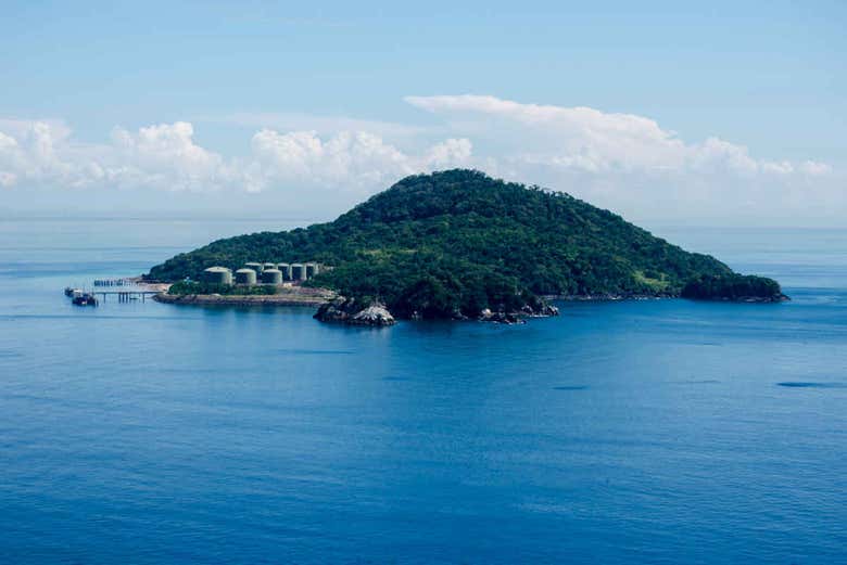 Isola Taboguilla, nell'oceano Pacifico