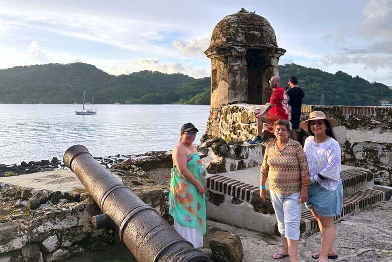 Uno scatto alle rovine di Portobelo