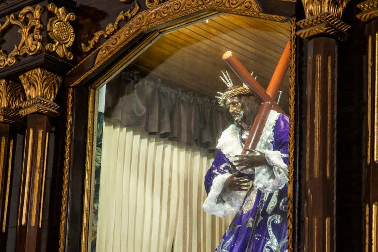 Cristo Negro en la iglesia de San Felipe