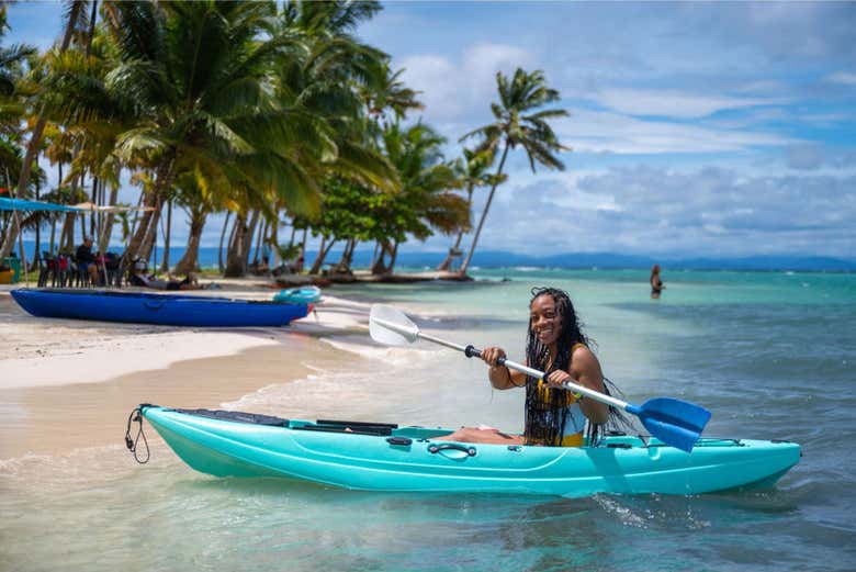 Podréis hacer kayak en el mar