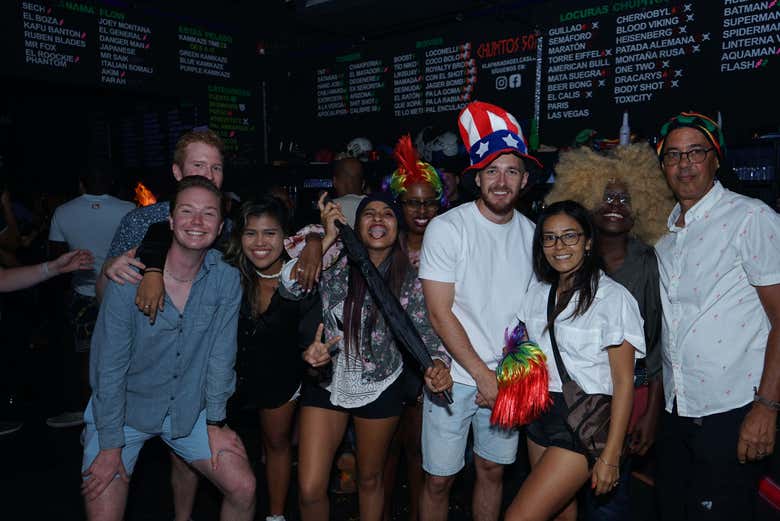 Desfrutando do tour
