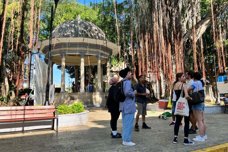 Stroll around Parque Santa Ana, an iconic site 