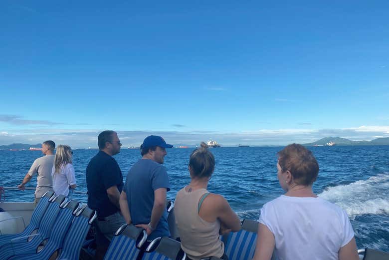 Sail through the waters on a ferry