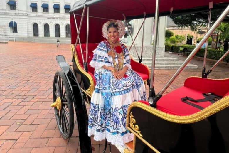 ¡Momento foto en la calesa de Ciudad de Panamá!
