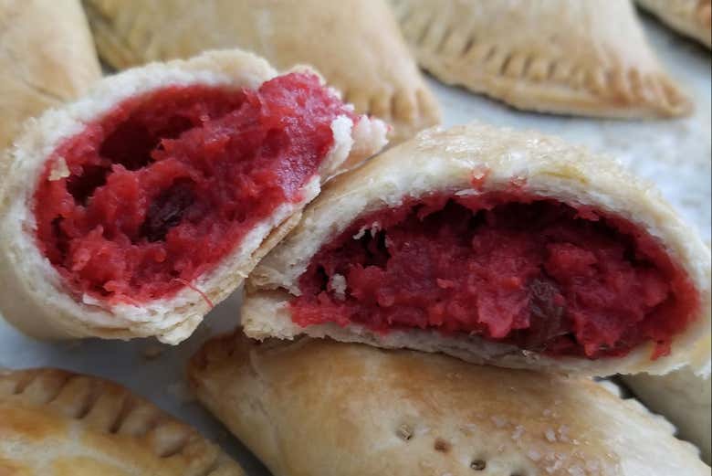 Uno de los platos dulces de Colón