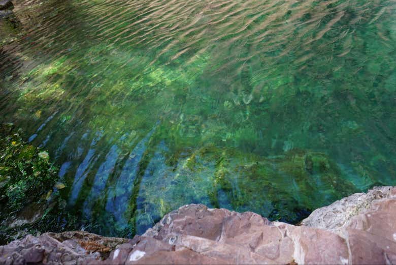 Las aguas de lo pozos termales