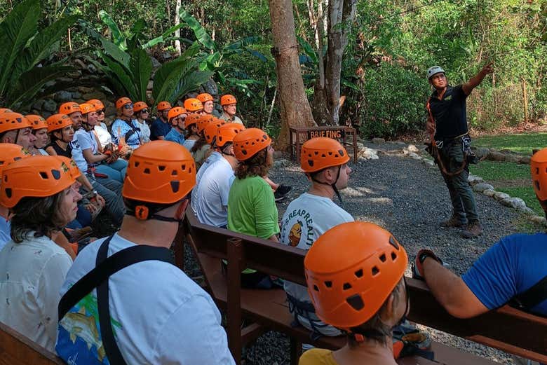 Charla de instrucciones antes de empezar