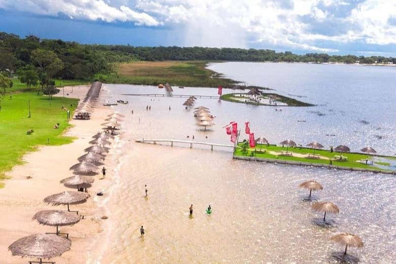Aerial view of Ecotur Laguna Blanca