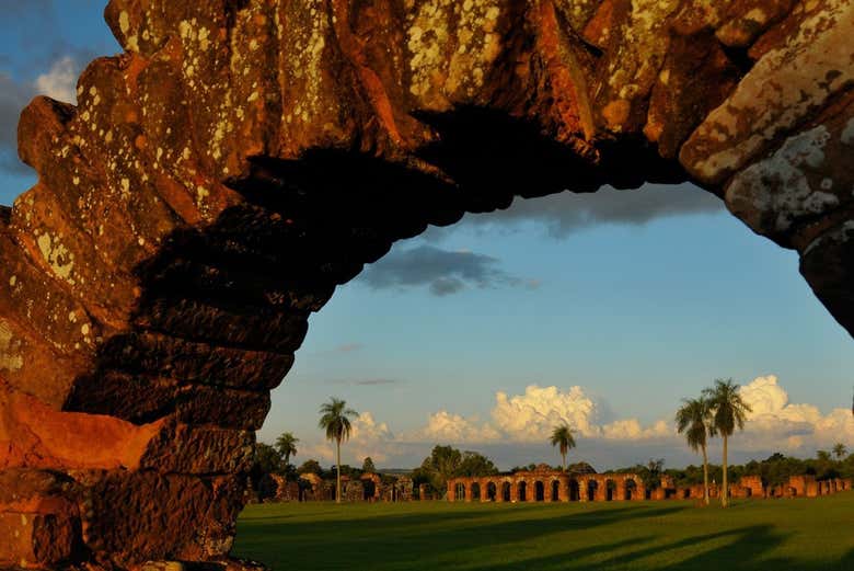 Arco de uno de los edificios