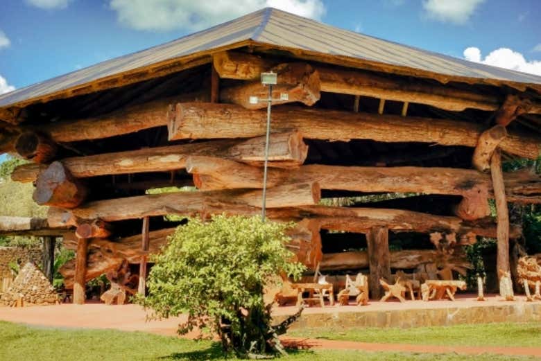 Entreremo nella replica gigante di un'aripuca