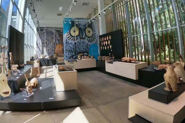 Oggetti in esposizione nel Circuito Vivencial del Mundo Guaraní