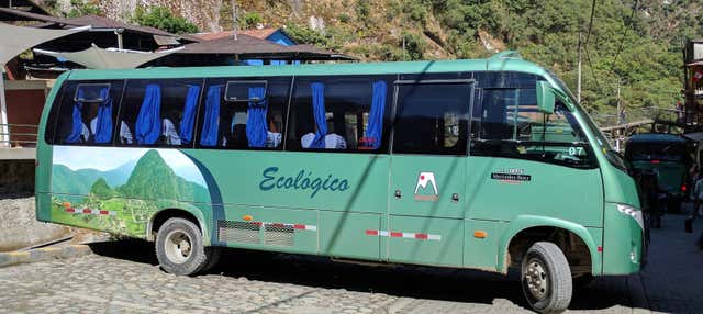 Autobús entre Machu Picchu y Aguas Calientes
