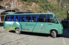 Autobús entre Machu Picchu y Aguas Calientes