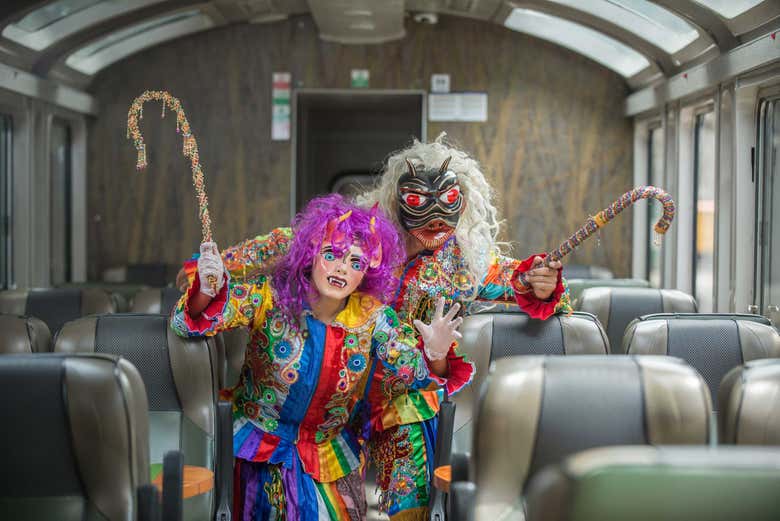 Espectáculo en el tren Vistadome 