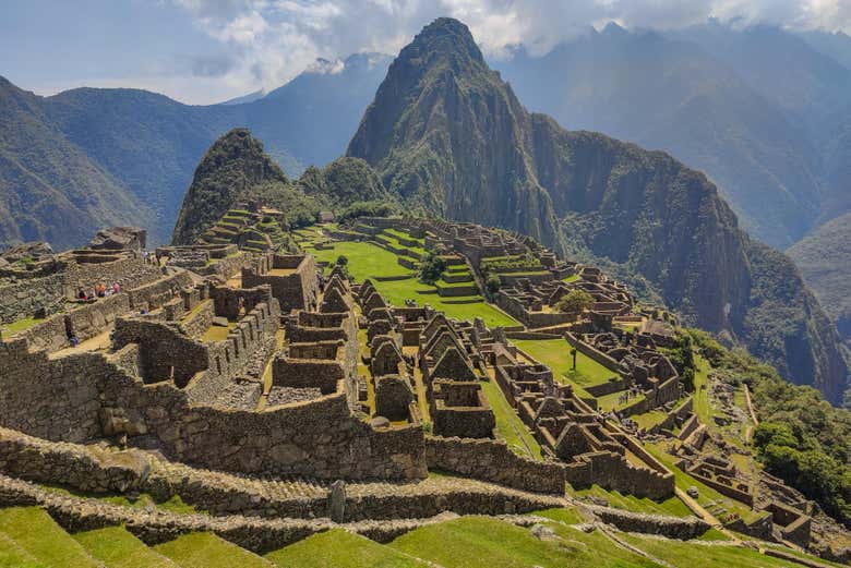 Vista panorámica de Machu Picchu