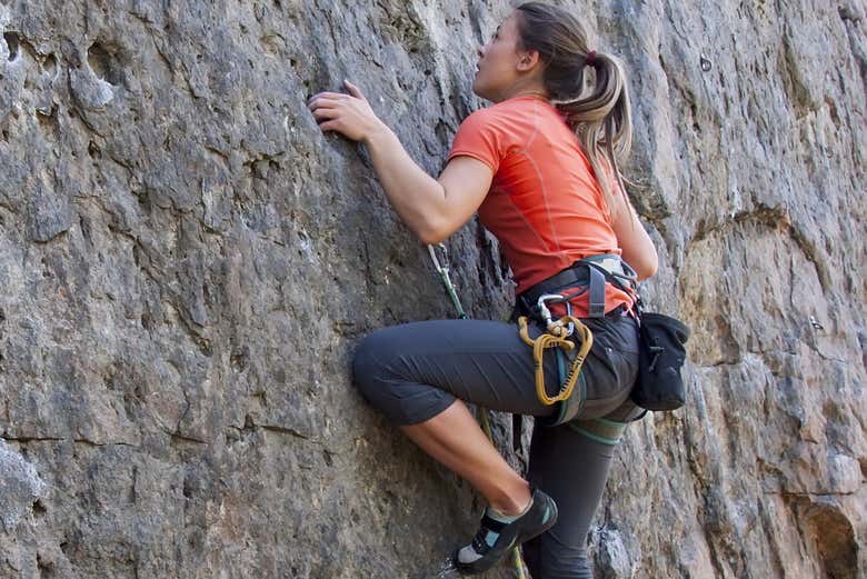 Os proporcionaremos todo el material de escalada
