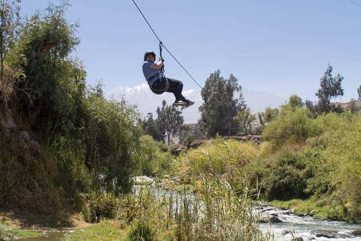 Atravesando la vertiente del río Chili