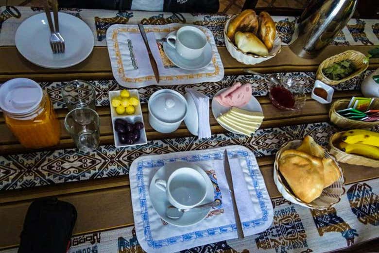 Breakfast in Chivay