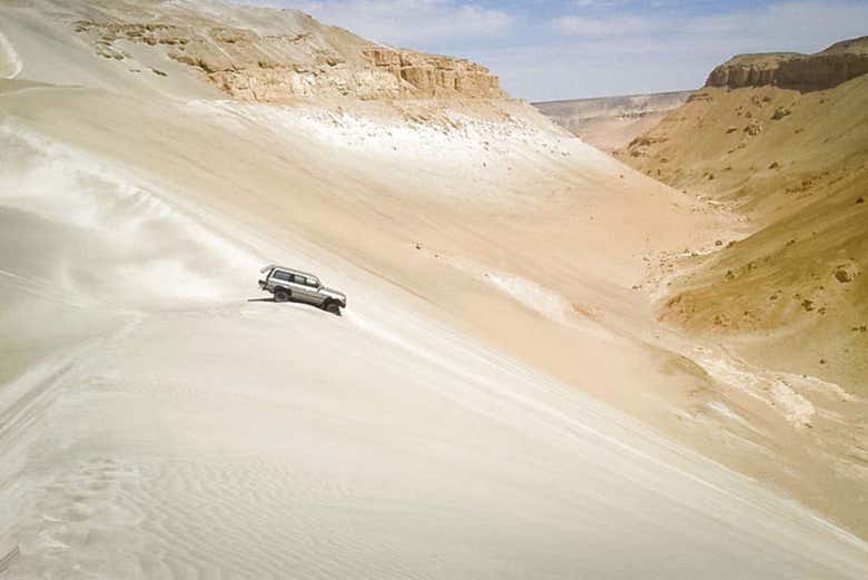 Desfrutando do deserto de La Joya