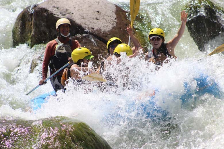 Grupo de turistas disfrutando de la experiencia