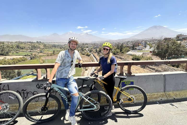 Sobre uma das pontes de Arequipa