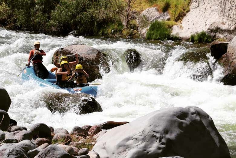 Descendiendo por los rápidos