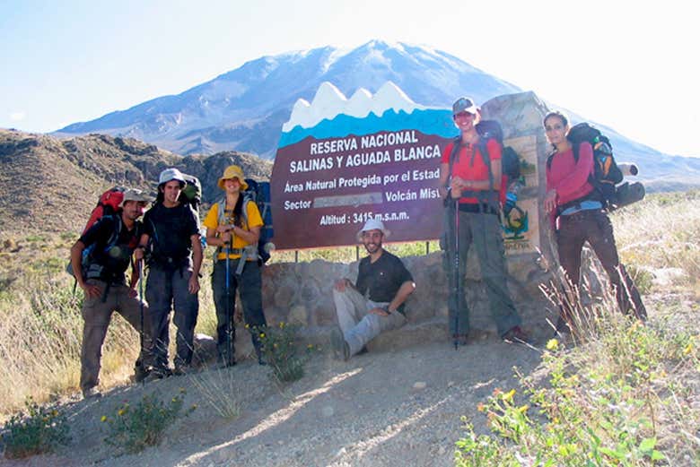 Get ready to climb up a volcano!