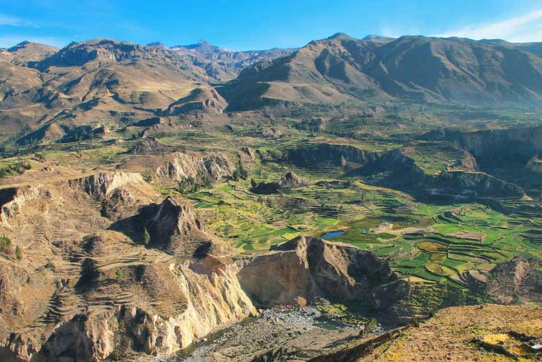 Terrazas preincas en el Valle del Colca