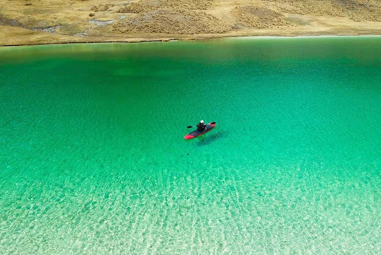 Aguas color esmeralda