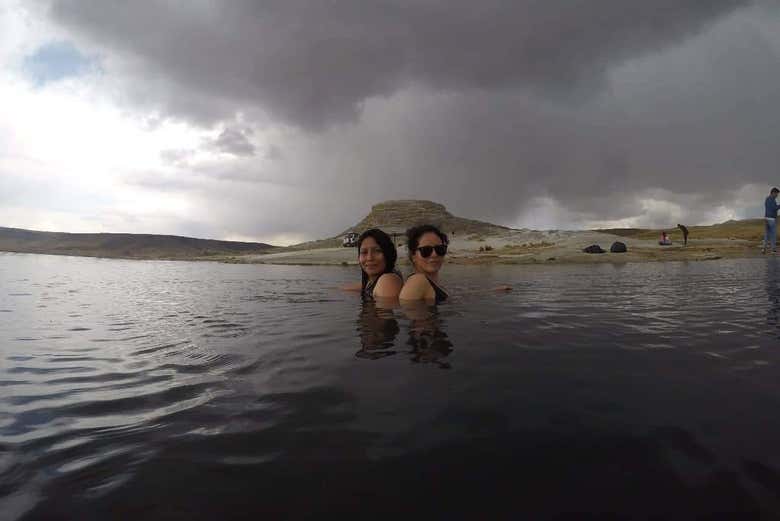 Un bagno nelle acque termali