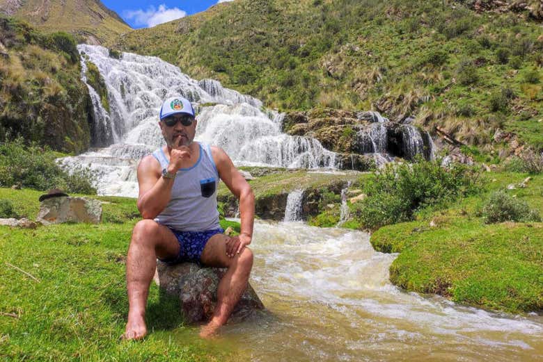 Disfrutando de la tranquilidad del entorno