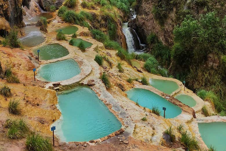 Pozas turquesas de Ruqruqa