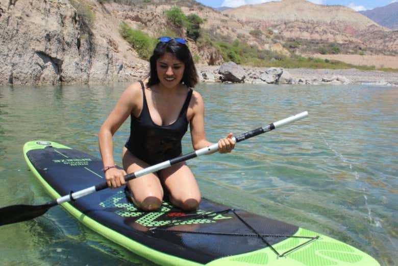 Navegando en kayak