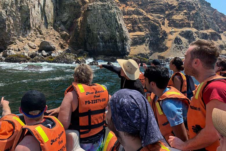 Boat ride in the Palomino Islands