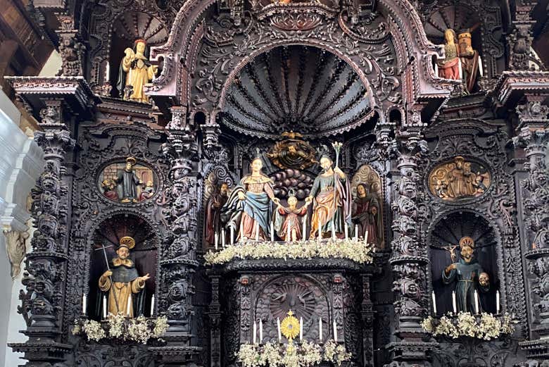 Detalle del altar