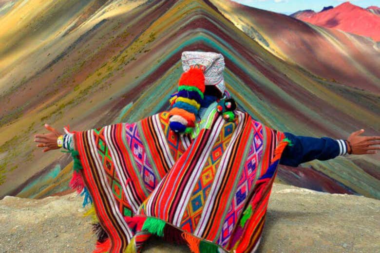 Admirando el Cerro de los 7 Colores